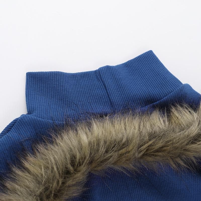 Effortless Fall Style: Chic Navy Blue Mock Neck Short Sleeve Crop Top for Women