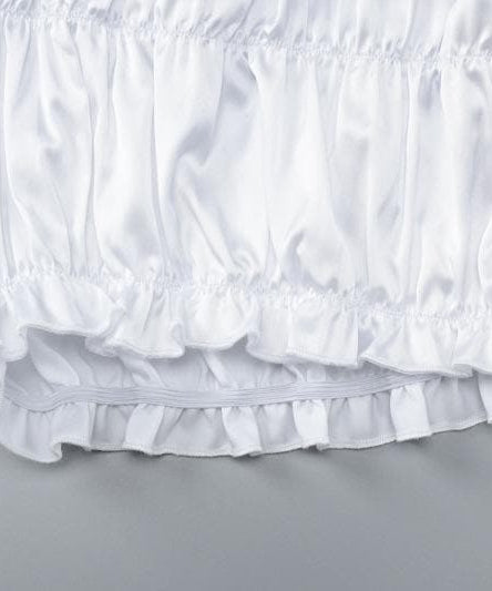 Dreamy Silky Ruched Cami Top & Bubble Shorts Set – Luxe Loungewear for Cozy Fall Evenings