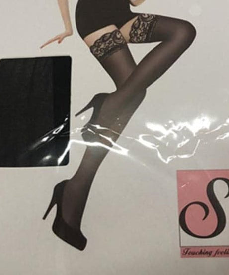 Sultry Black Lace Thigh High Stockings - Perfect for Fall & Holiday Glam