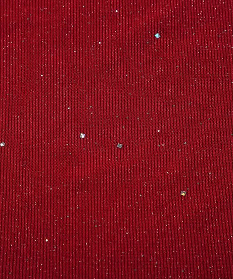 Dazzling Burgundy Sparkle Crop Top & Mini Skirt Set - Your Fall & Holiday Glam Go-To