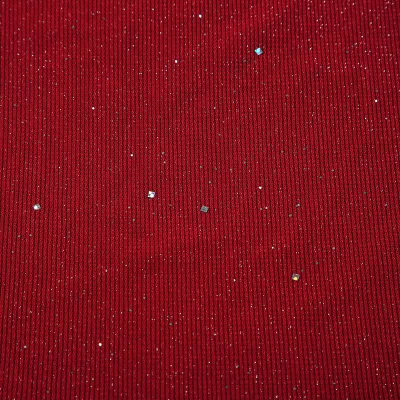 Dazzling Burgundy Sparkle Crop Top & Mini Skirt Set - Your Fall & Holiday Glam Go-To