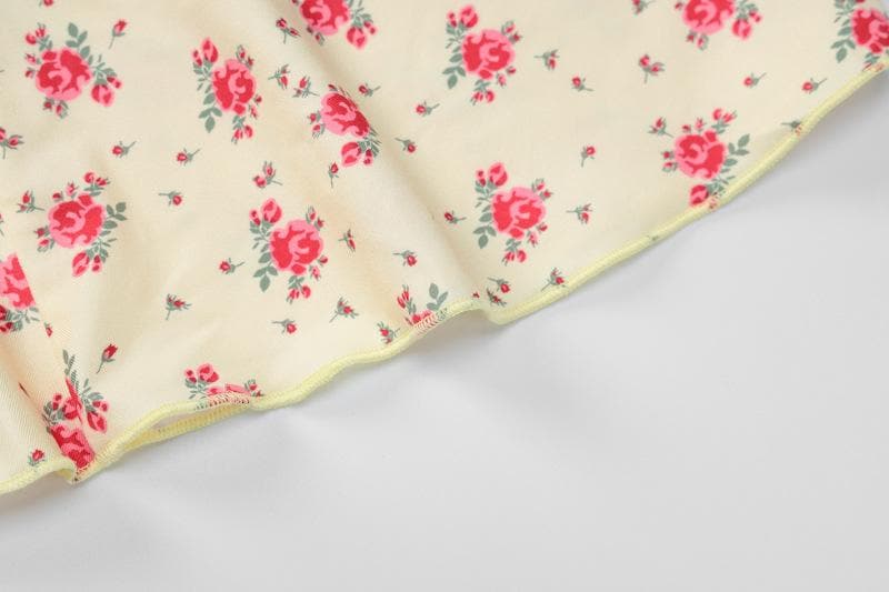 Chic Vintage Rose Floral Maxi Slip Dress - Fall Ready Style