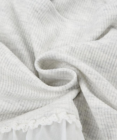 Chic Coquette Bow Corset Cami Top - Ruffled Lace Hem Tank for Fall Style