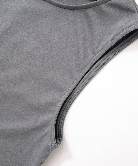 Effortless Fall Chic: Versatile Sleeveless Bodycon Mini Dress for Layering