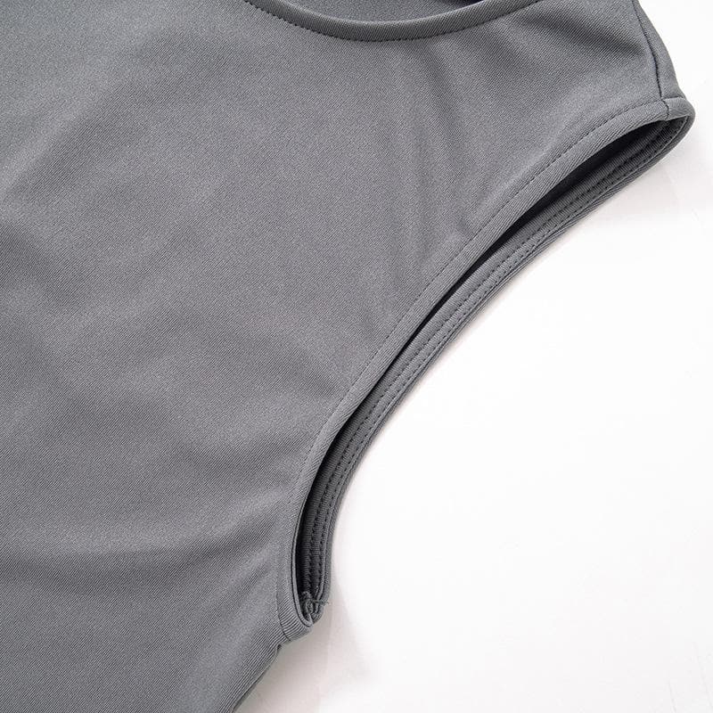 Effortless Fall Chic: Versatile Sleeveless Bodycon Mini Dress for Layering