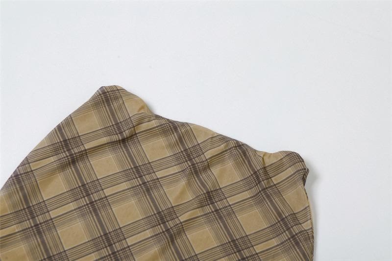 Autumn Chic Low-Rise Plaid Maxi Skirt - Effortless Flowy Silhouette