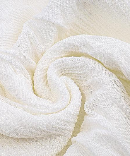 Dreamy White Ruched Mini Dress | Halter Neck Textured Resort & Vacation Essential