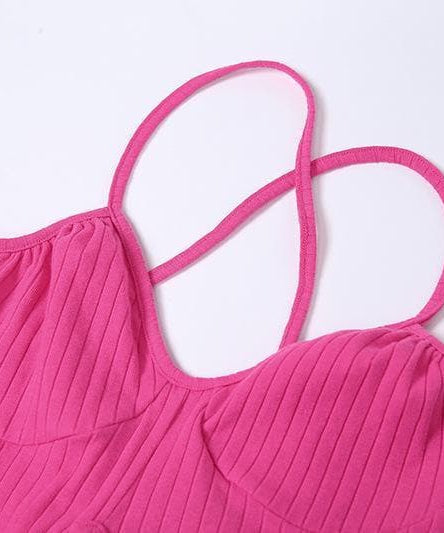 Fuchsia Fierce: The 'It Girl' Ribbed Cut-Out Maxi Dress with High Slit – Fall & Holiday Party Ready