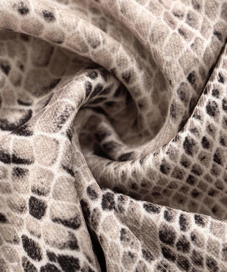 Chic Snakeskin Print Halter Top for Women - Essential Fall Statement Style