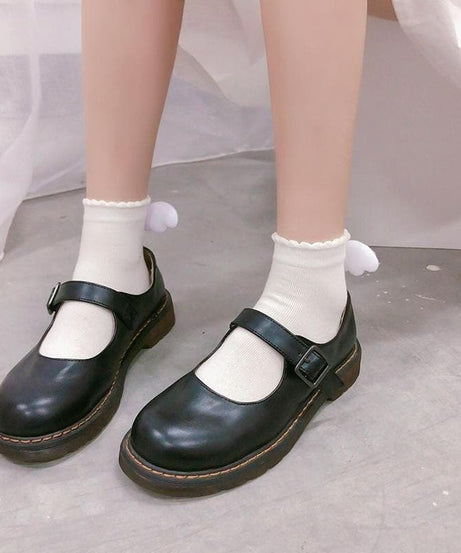 Adorable Angel Wing & Heart Ankle Socks - Ruffled, Cozy & Perfect for Fall Gifting