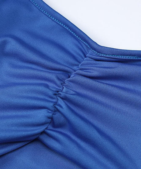 Electrifying Royal Blue Strapless Cutout Mini Dress - Holiday Party & Resort Getaway Ready