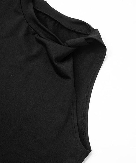 Chic Asymmetrical One-Shoulder Knit Top - Modern White Style for Fall