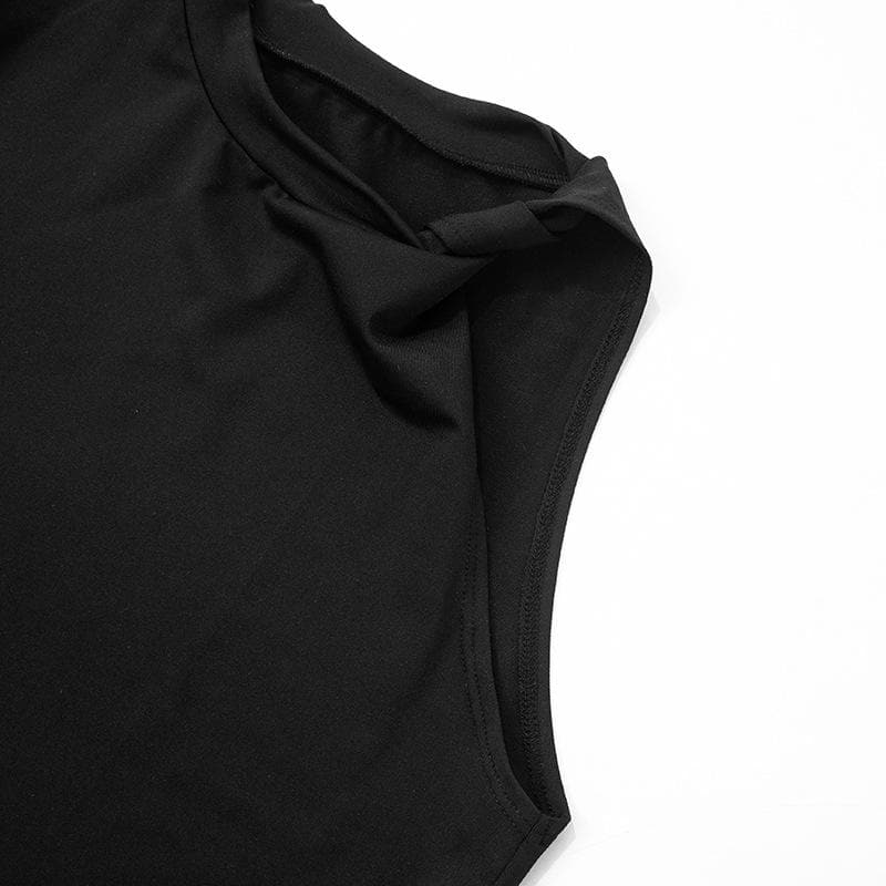 Chic Asymmetrical One-Shoulder Knit Top - Modern White Style for Fall