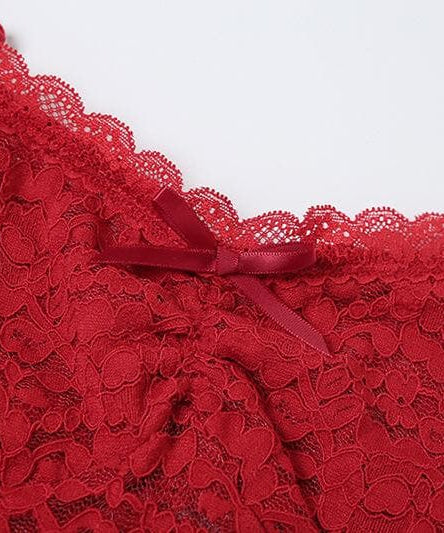 Sultry Red Lace Maxi Dress | Backless & Figure-Flattering for Fall & Holiday Glamour