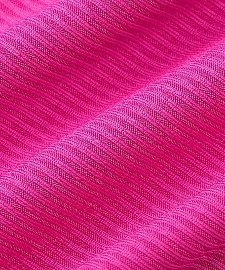 Chic Fuchsia Ribbed Long Sleeve Top & Leggings Set - Ultimate Cozy Comfort for Fall & Winter