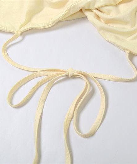 Effortless Glam 3-Piece Set: Strapless Bandeau Top, High-Slit Maxi Skirt & Statement Sleeves – Perfect for Fall Getaways & Events