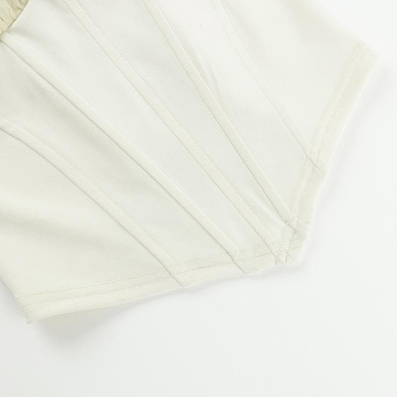 Enchanting Ruffled Corset Cami Top – Autumn Chic & Fall Layering Essential