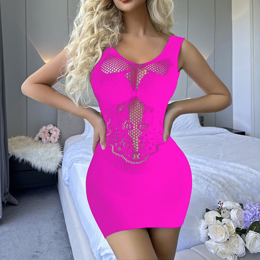 Sultry Black Sheer Lace Bodycon Mini Dress – Fall Party & Halloween Glam